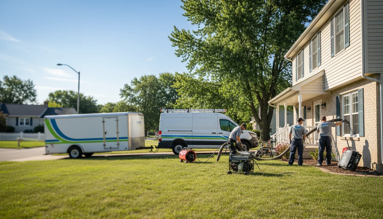 Flooded Basement Restoration And Cleanup With Repair in Vermillion, MN near me